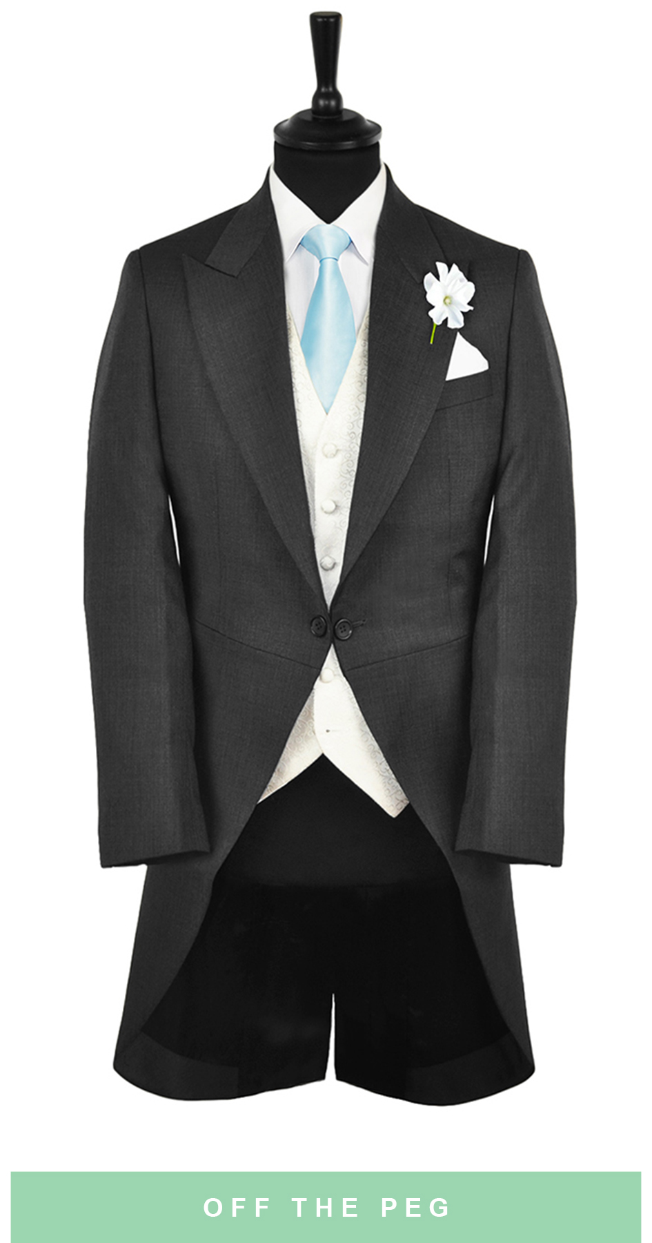 Charcoal Grey Morning Suit Formal Tailor