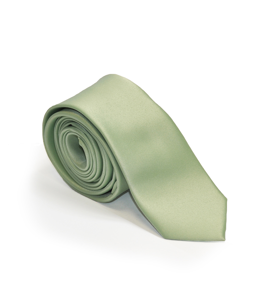 Olive Green Skinny Tie Formal Tailor