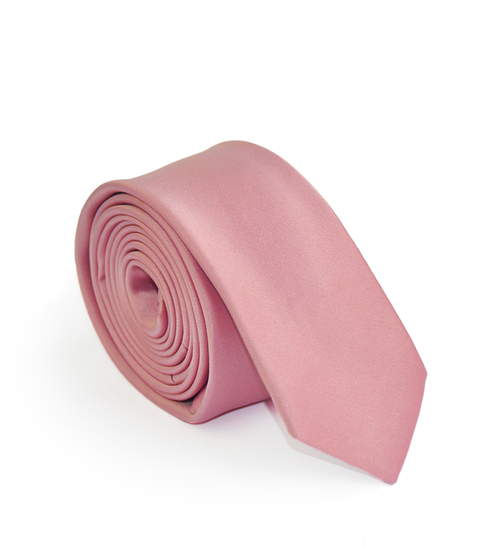 Vintage Pink Skinny Tie Formal Tailor