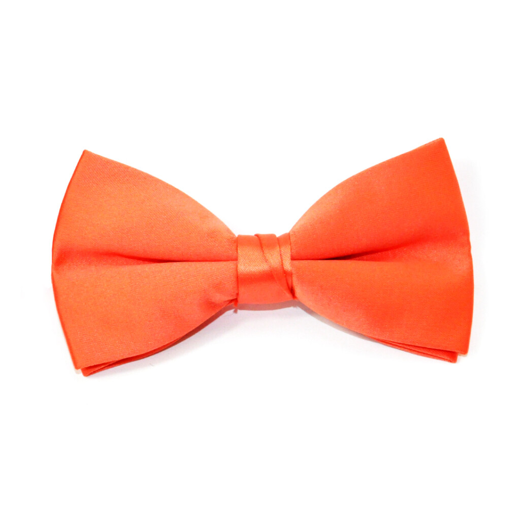 Mandarin Orange Bow Tie Formal Tailor