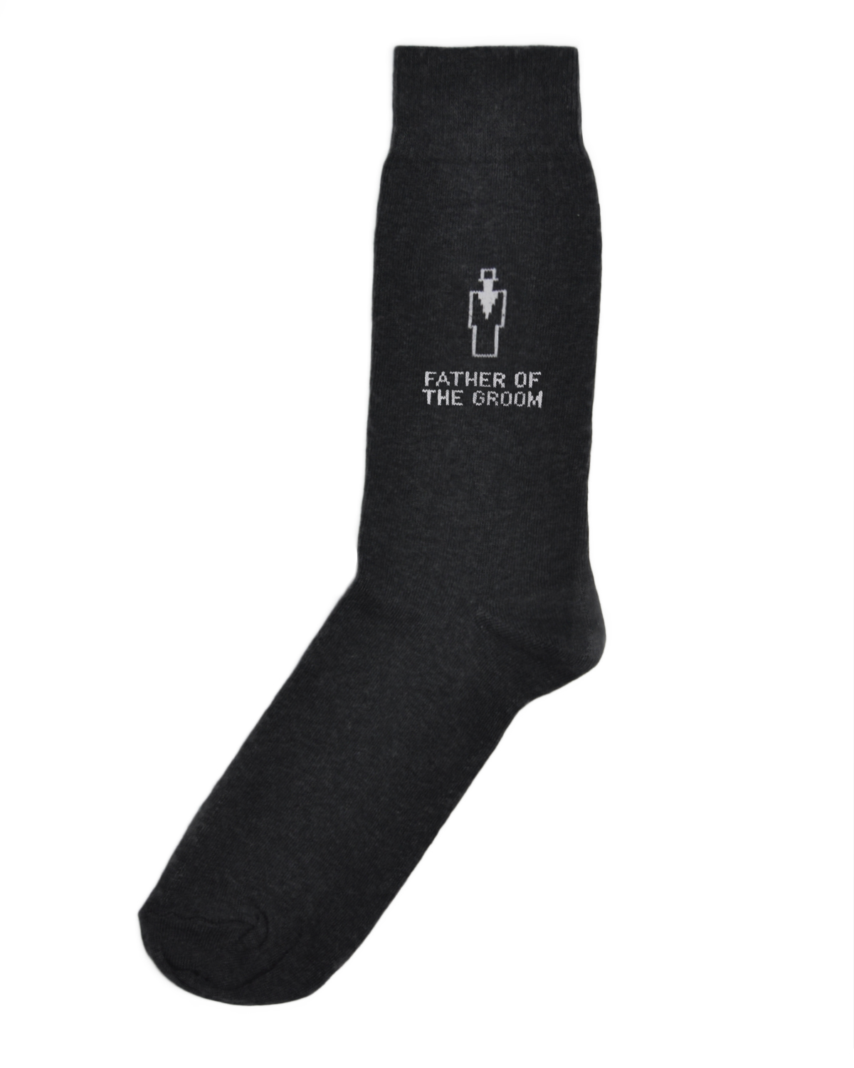Charcoal Father of the Groom Socks - Formal Tailor
