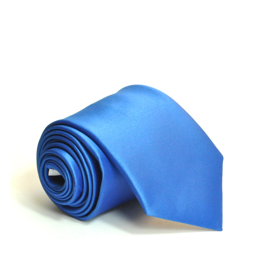 royal blue satin tie